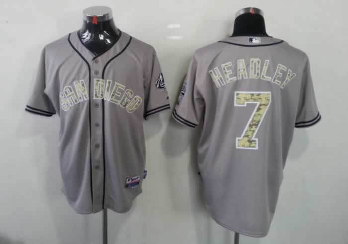 Headley Grey San Diego Padres camo Camo jersey