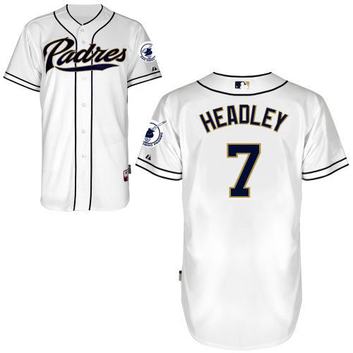 Headley San Diego Padres white jersey