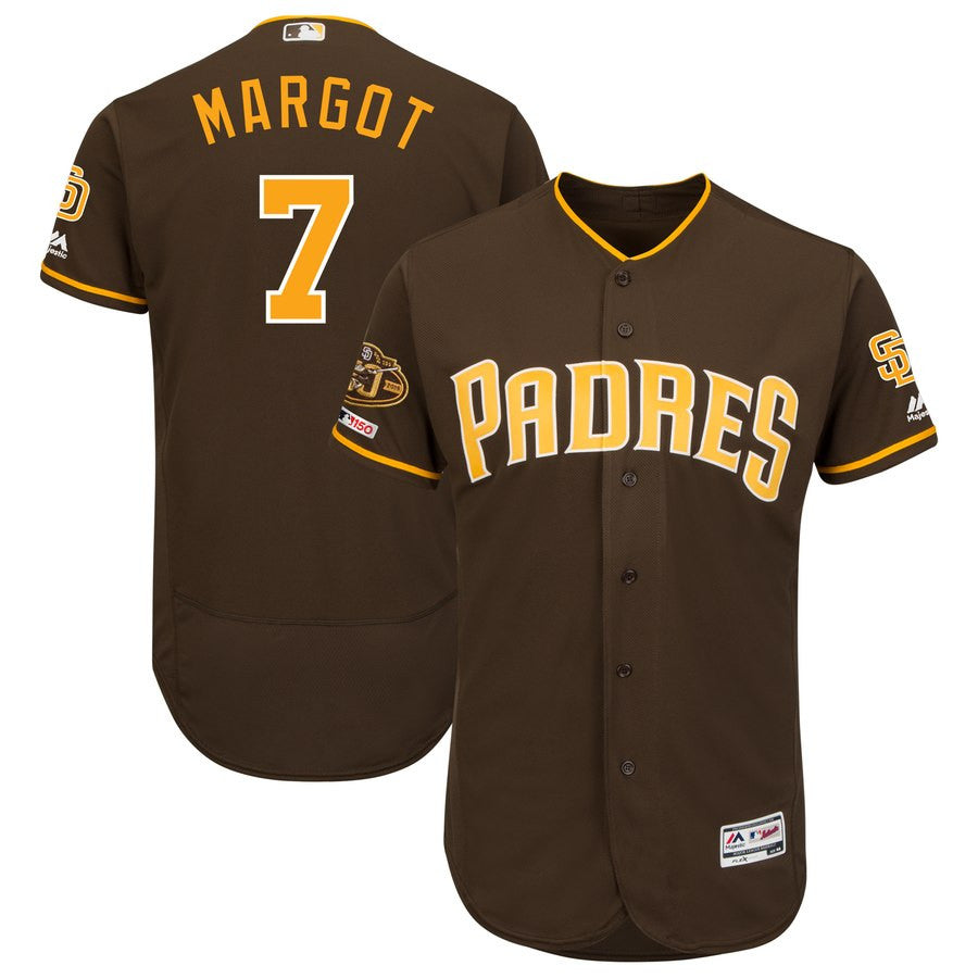 Manuel Margot San Diego Padres brown jersey