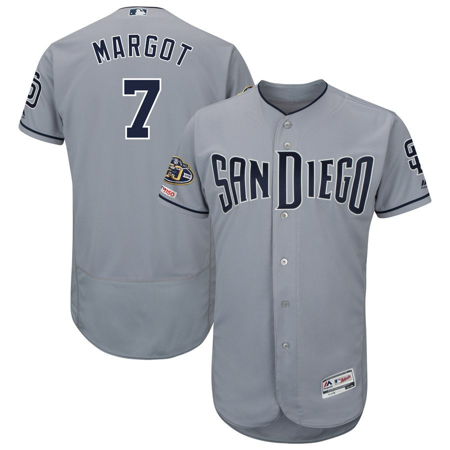 Manuel Margot San Diego Padres gray jersey
