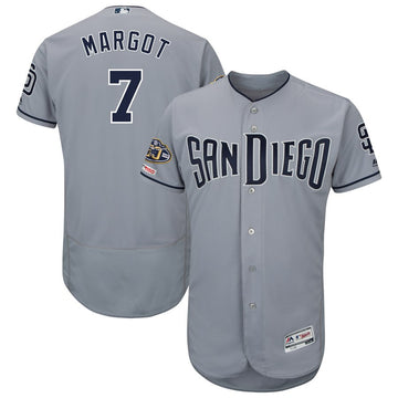 Manuel Margot San Diego Padres gray jersey