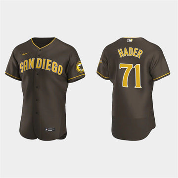 Josh Hader San Diego Padres brown jersey