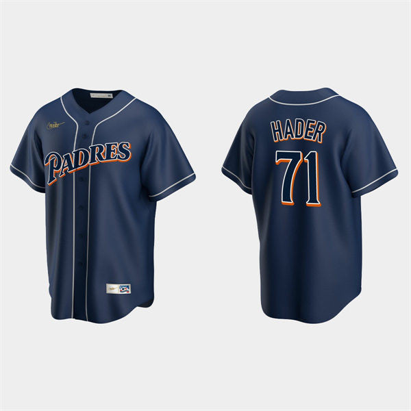 Josh Hader San Diego Padres navy jersey