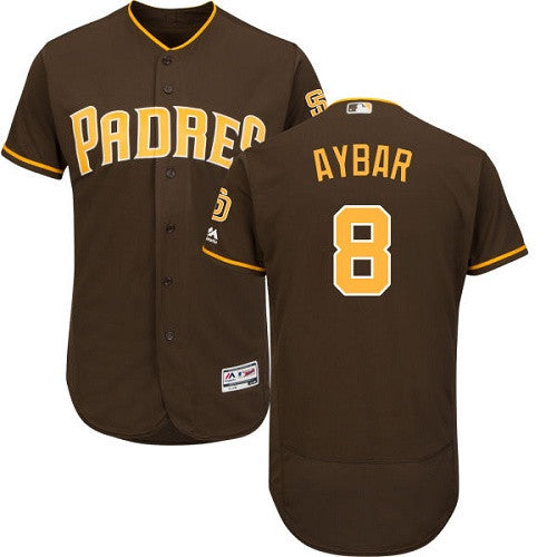 Erick Aybar San Diego Padres brown jersey