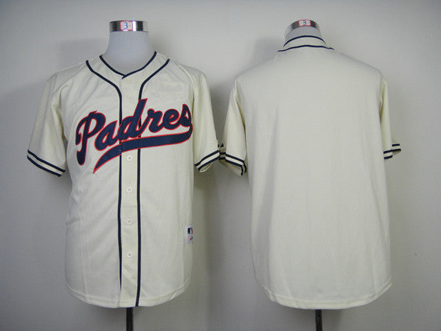 Custom San Diego Padres cream jersey