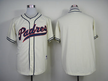Custom San Diego Padres cream jersey