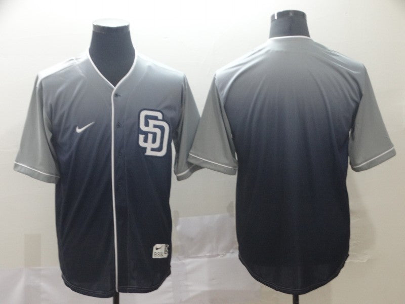 Custom San Diego Padres gray Fashion jersey