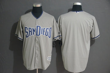 Custom San Diego Padres gray jersey