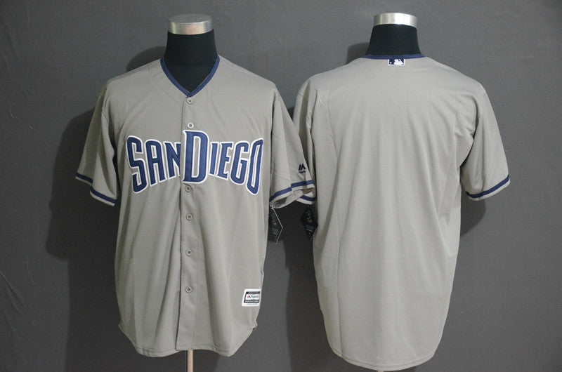 Custom San Diego Padres gray jersey