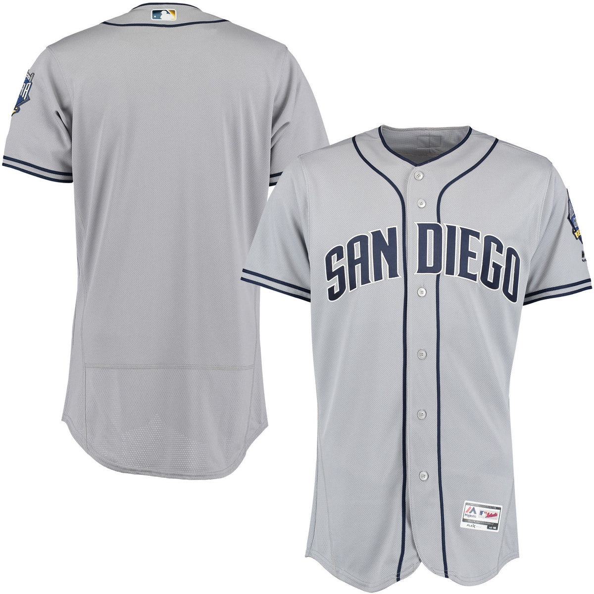 Custom San Diego Padres grey All-Star jersey