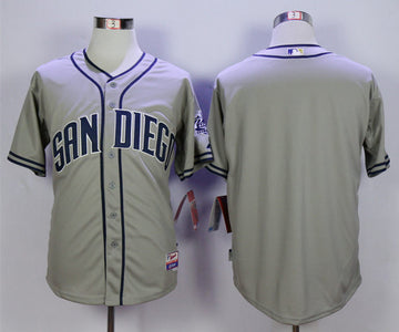 Custom San Diego Padres grey jersey