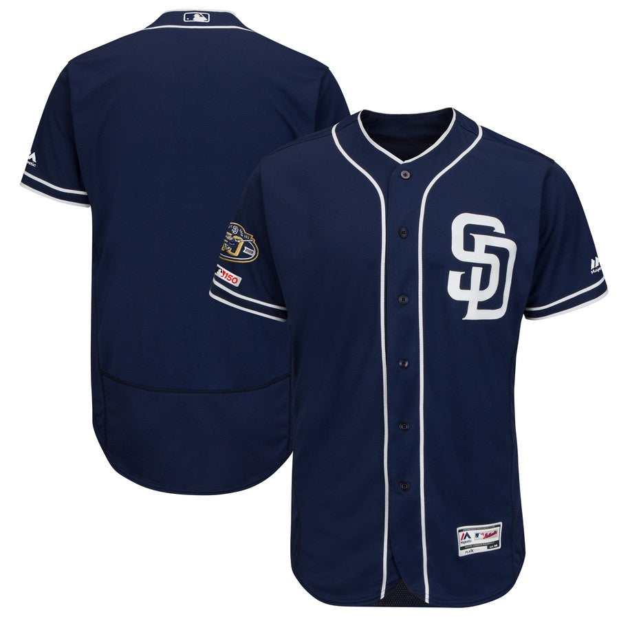 Custom San Diego Padres navy jersey