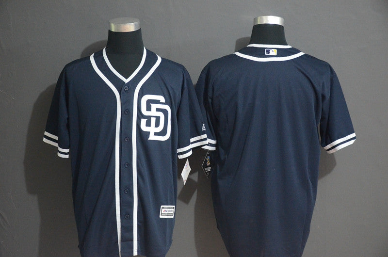Custom San Diego Padres navy jersey