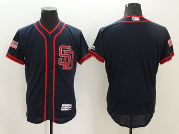 Custom San Diego Padres navy Fashion jersey