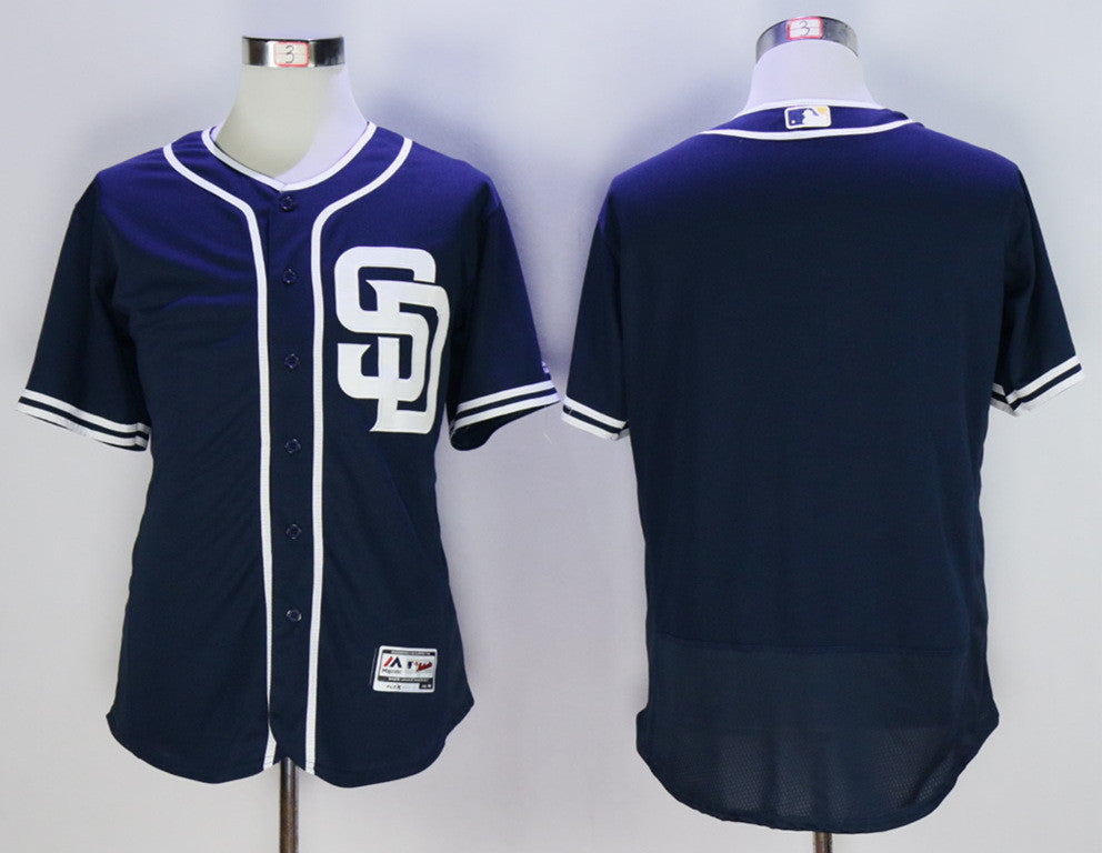 Custom San Diego Padres navy jersey