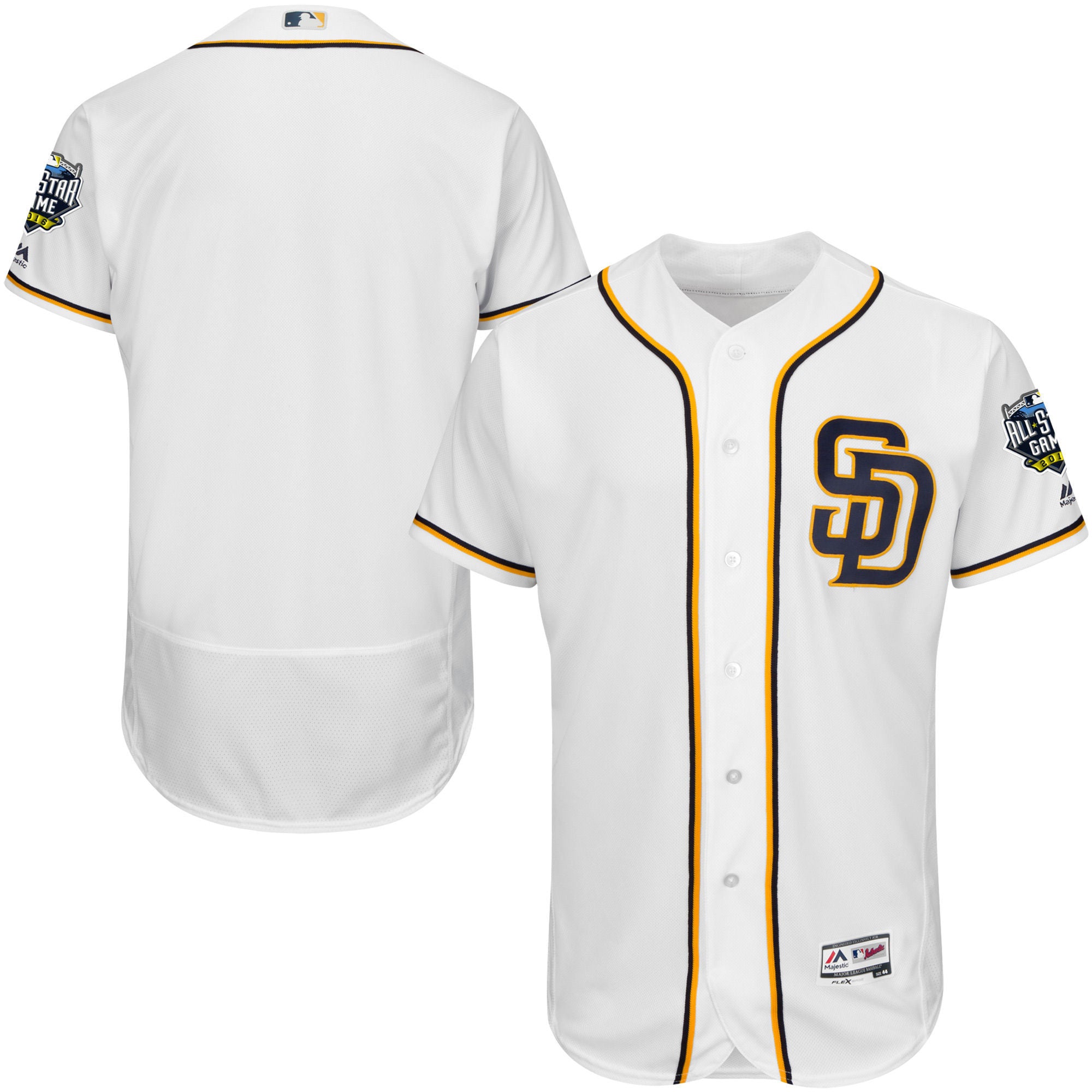 Custom San Diego Padres white All-Star jersey