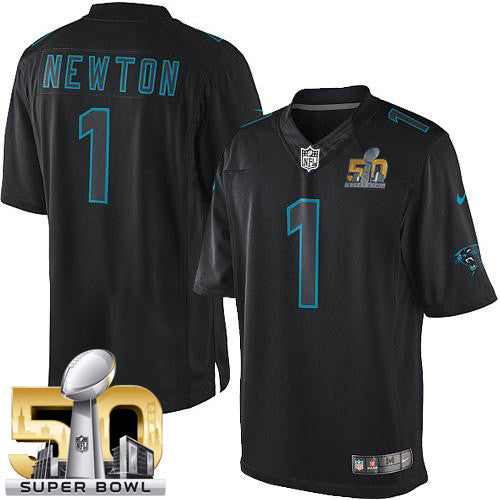 Cam Newton Carolina Panthers black Limited jersey