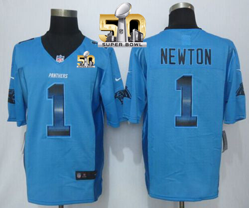Cam Newton Carolina Panthers blue Limited jersey