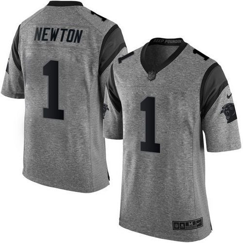 Cam Newton Carolina Panthers gray Limited jersey