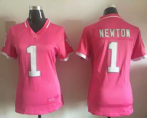 Cam Newton Carolina Panthers pink Elite jersey