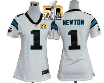 Cam Newton Carolina Panthers white Elite jersey