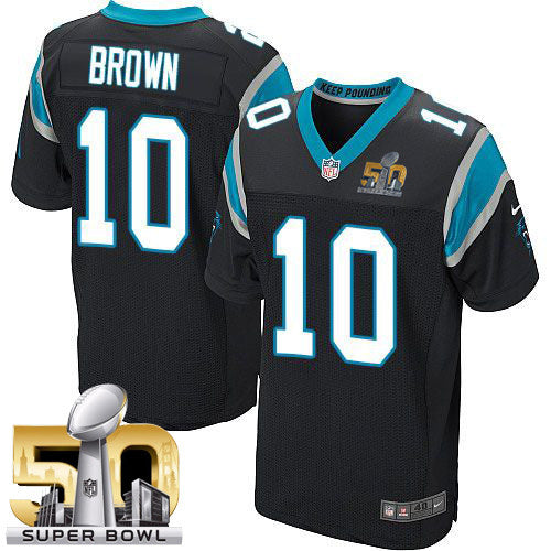 Corey Brown Carolina Panthers black Elite jersey