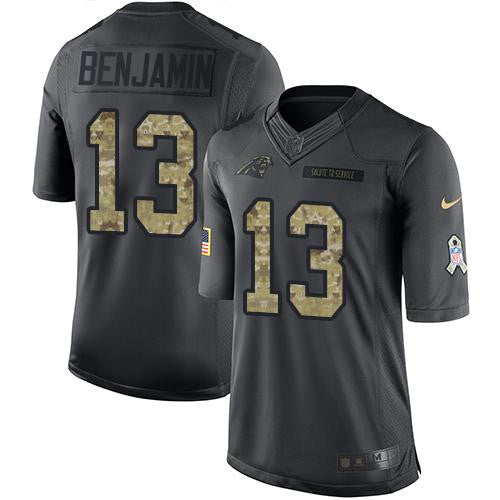 Kelvin Benjamin Carolina Panthers black Salute To Service jersey