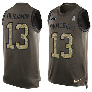 Kelvin Benjamin Carolina Panthers green Salute To Service jersey