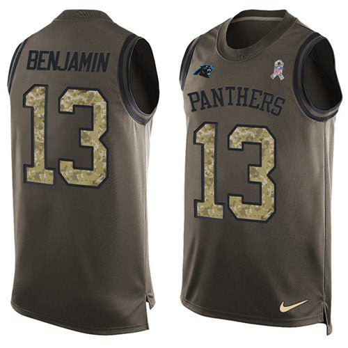 Kelvin Benjamin Carolina Panthers green Salute To Service jersey