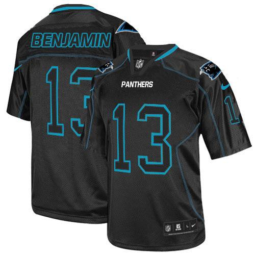 Kelvin Benjamin Carolina Panthers black Elite jersey