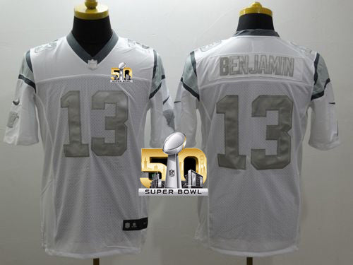 Kelvin Benjamin Carolina Panthers white Limited jersey