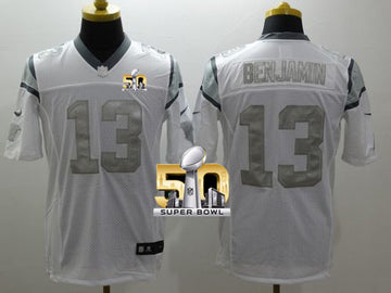 Kelvin Benjamin Carolina Panthers white Limited jersey