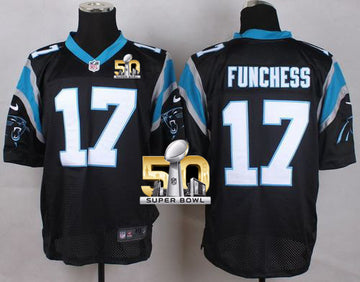 Devin Funchess Carolina Panthers black Elite jersey