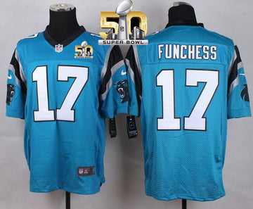 Devin Funchess Carolina Panthers blue Elite jersey