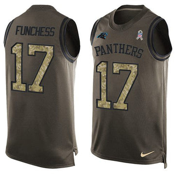 Devin Funchess Carolina Panthers green Salute To Service jersey