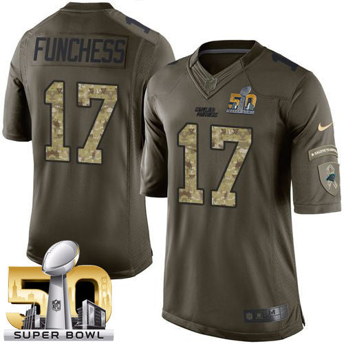 Devin Funchess Carolina Panthers green Salute To Service jersey