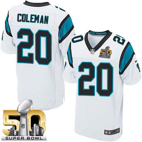 Kurt Coleman Carolina Panthers white Elite jersey