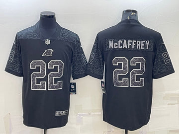 Christian McCaffrey Carolina Panthers black Limited jersey