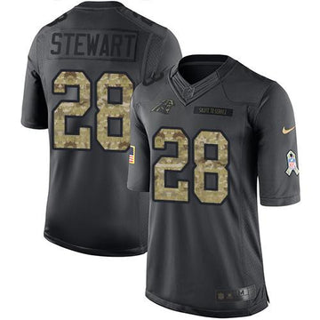 Jonathan Stewart Carolina Panthers black Salute To Service jersey