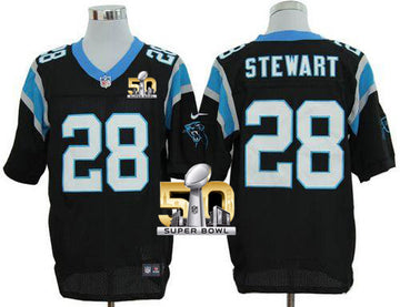 Jonathan Stewart Carolina Panthers black Elite jersey