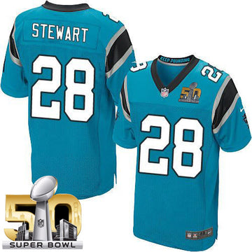 Jonathan Stewart Carolina Panthers blue Elite jersey
