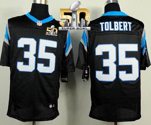 Mike Tolbert Carolina Panthers black Elite jersey