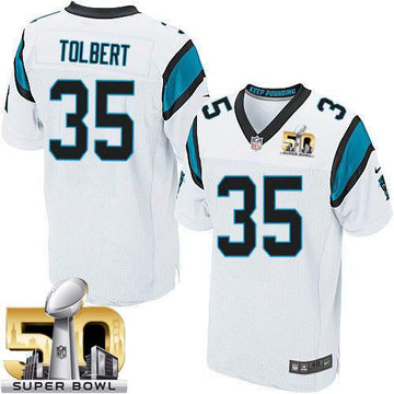 Mike Tolbert Carolina Panthers white Elite jersey