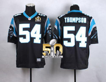 Shaq Thompson Carolina Panthers black Elite jersey