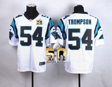 Shaq Thompson Carolina Panthers white Elite jersey