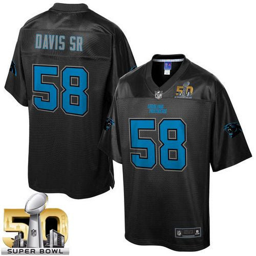 Thomas Davis Sr Carolina Panthers black Pro Line jersey