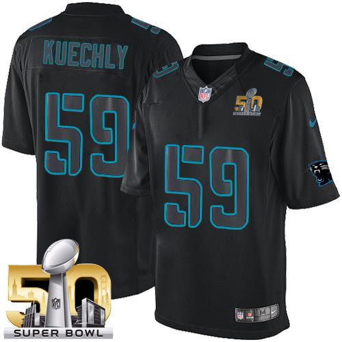 Luke Kuechly Carolina Panthers black Limited jersey