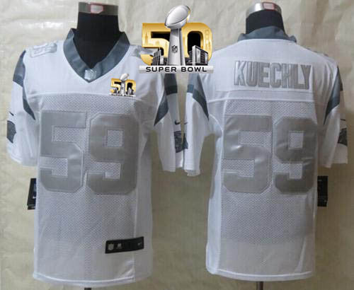 Luke Kuechly Carolina Panthers white Limited jersey