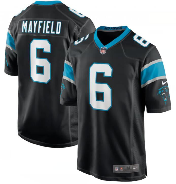 Baker Mayfield Carolina Panthers black Limited jersey