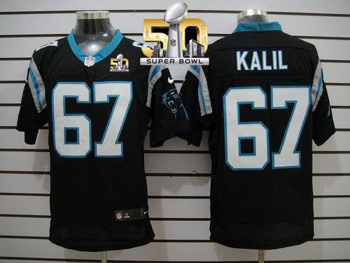 Ryan Kalil Carolina Panthers black Elite jersey